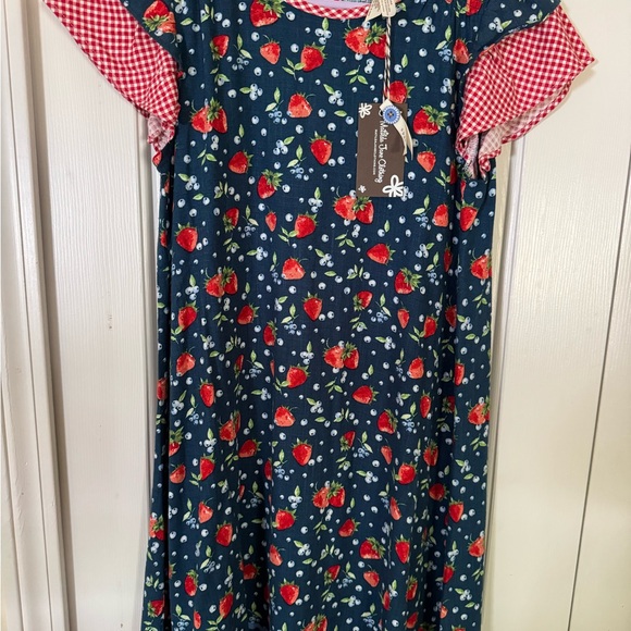 Matilda Jane Navy Dress with Strawberry Print - Picture 3 of 3
